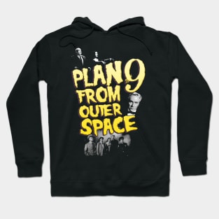 Plan 9 From Outer Space Cast Design Hoodie